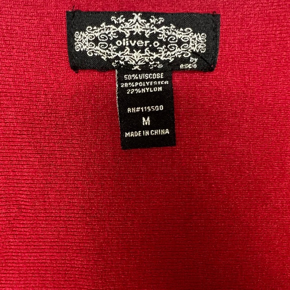 Red Embellished Sweater - Picture 6 of 7